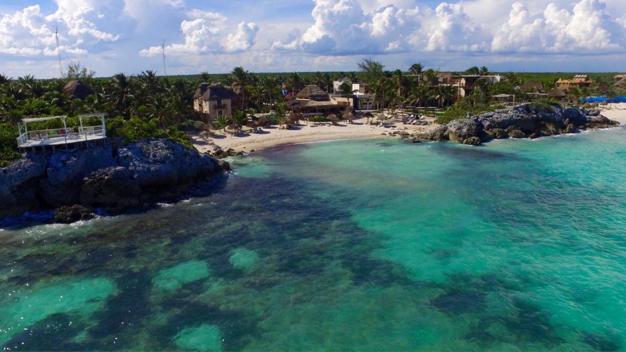 Hotel Piedra Escondida Тулум Екстериор снимка